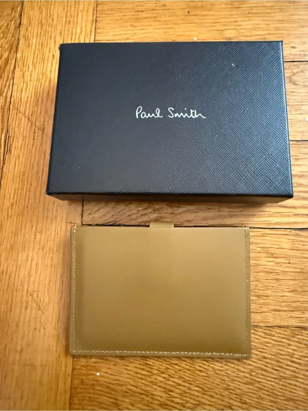 Paul Smith Leather Credit card Holder With ‘Signature Stripe’ Pull Out
